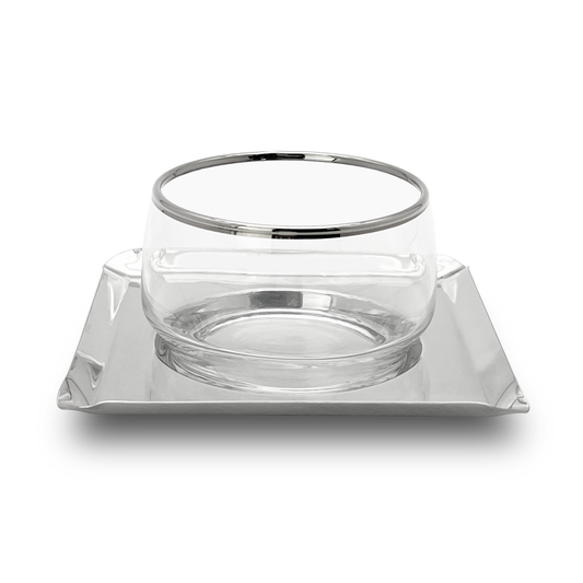 Elegant stainless steel cups – perfect for serving meghle , fruit and desserts in style!