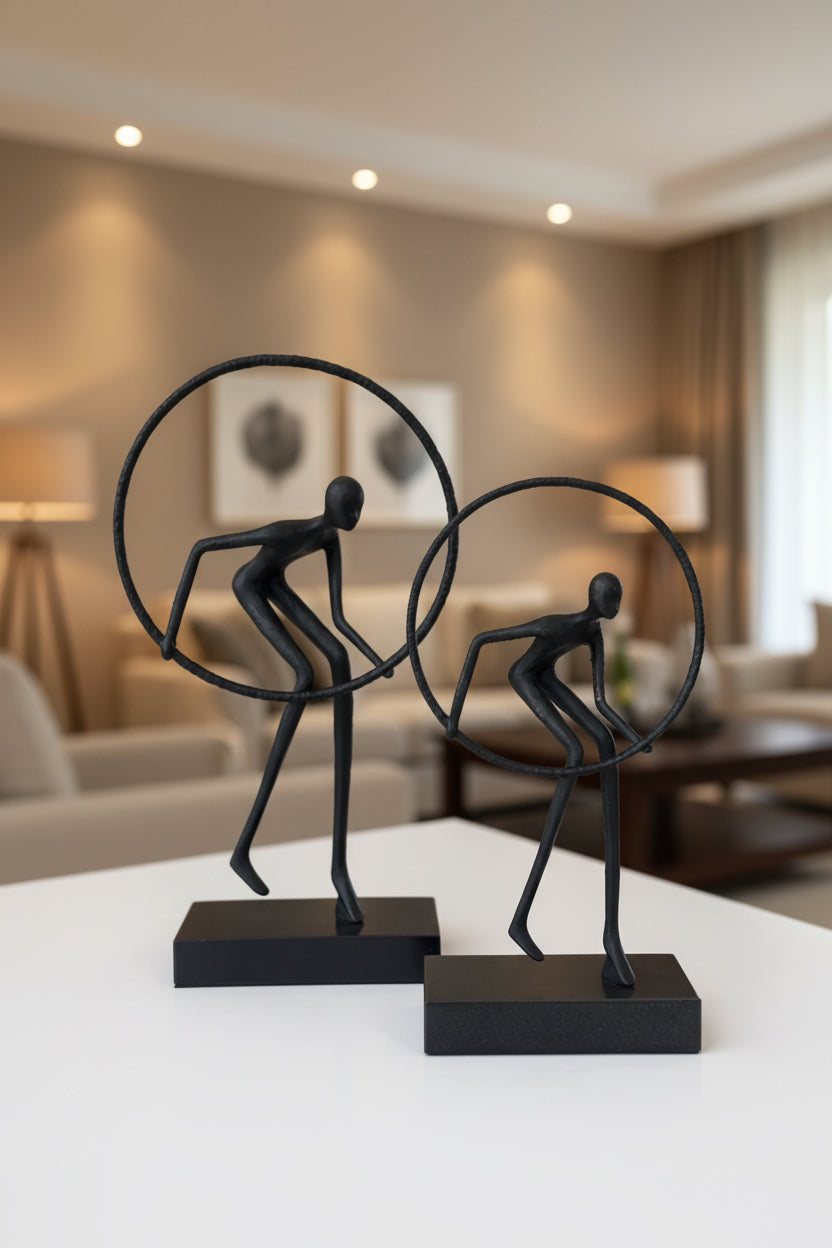 Modern Abstract Figurine Sculpture set