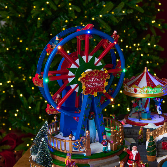 LED Christmas Fairground Model