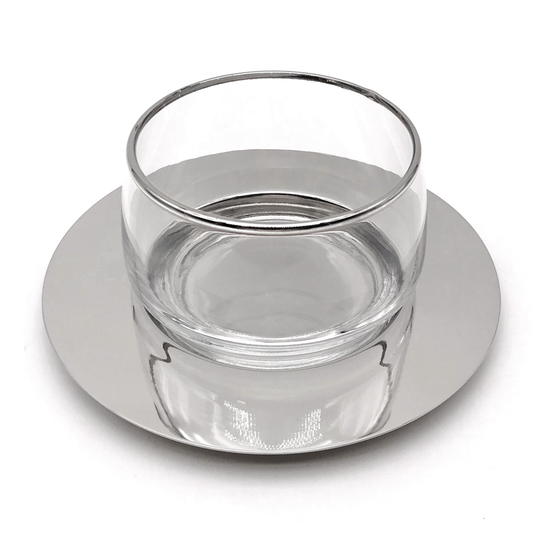 Elegant stainless steel cups – perfect for serving meghle , fruit and desserts in style!