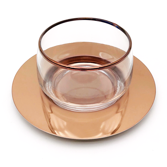 Elegant stainless steel cups – perfect for serving meghle , fruit and desserts in style!