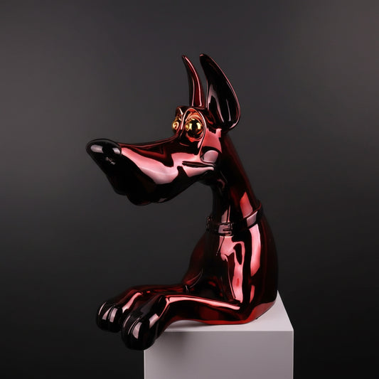 Polyresin Dog Face