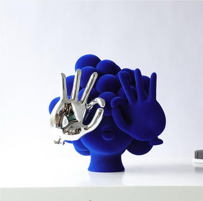 Abstract girl sculpture