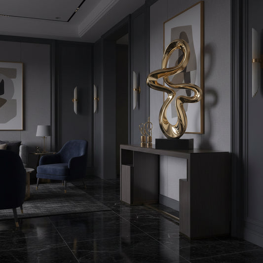 Polyresin with marble base