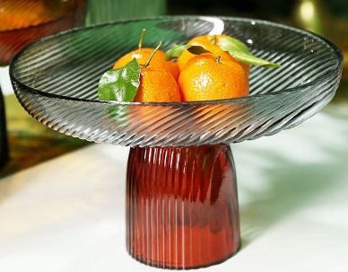 Vase coupe sur pied