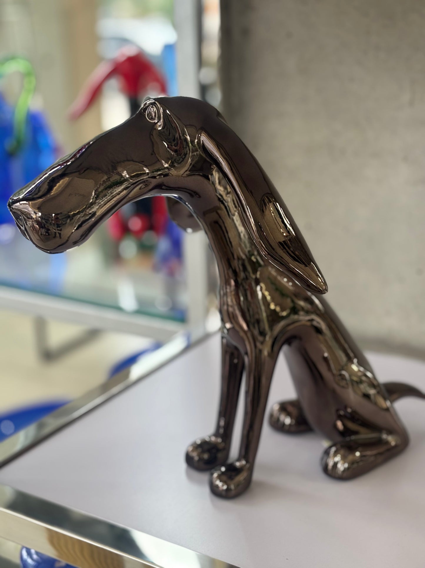 Dog sculpture