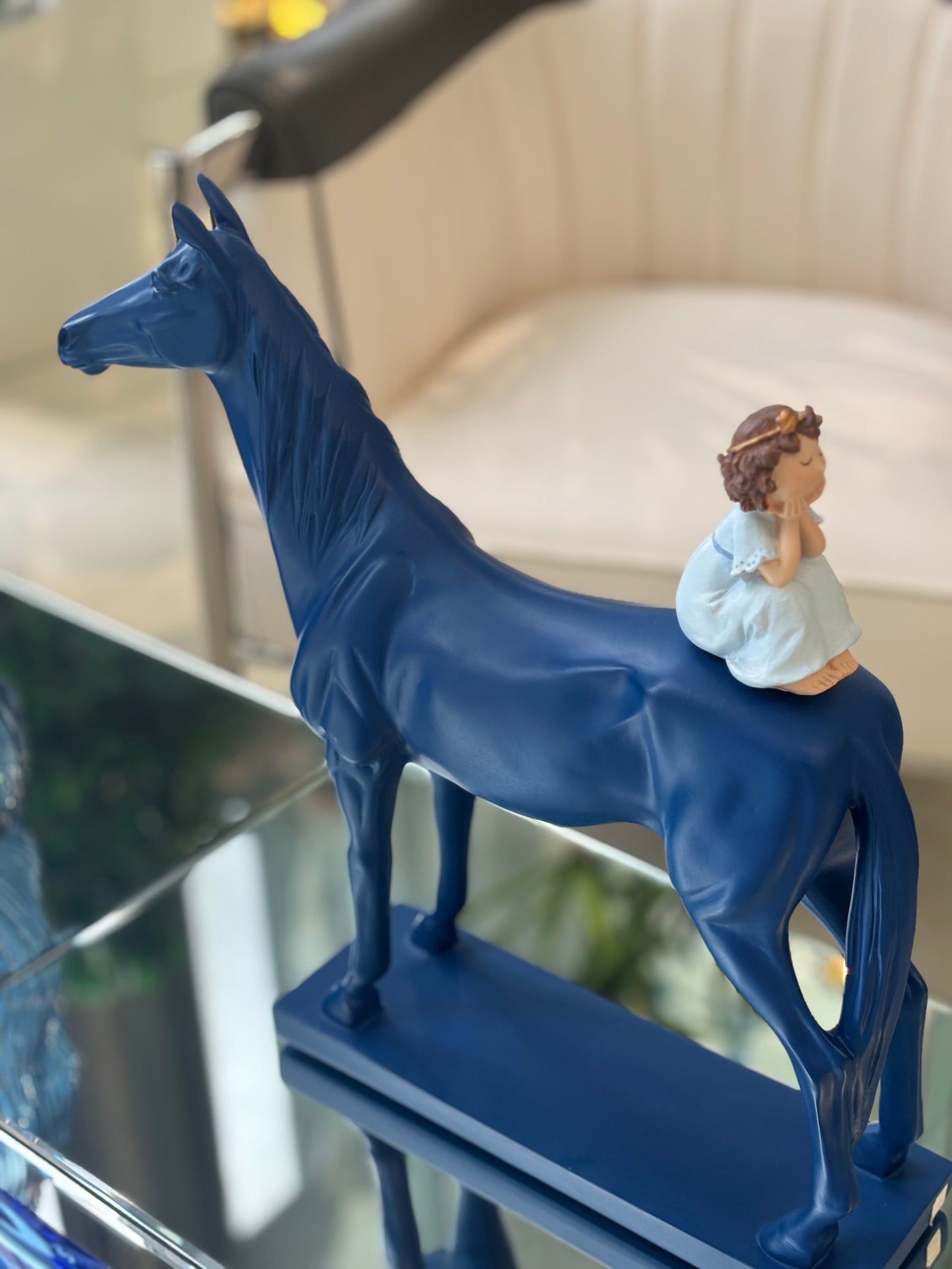 Blue Horse Angel