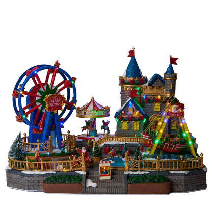 LED Christmas Fairground Model