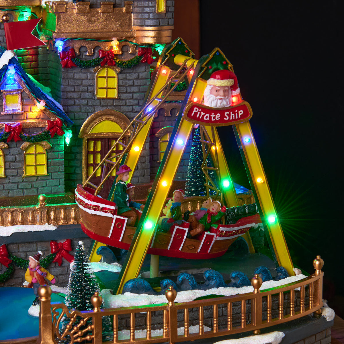 LED Christmas Fairground Model