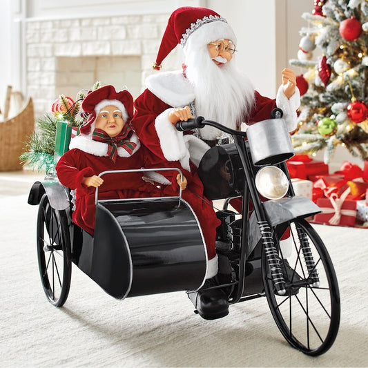 Santa on Motorcycle
