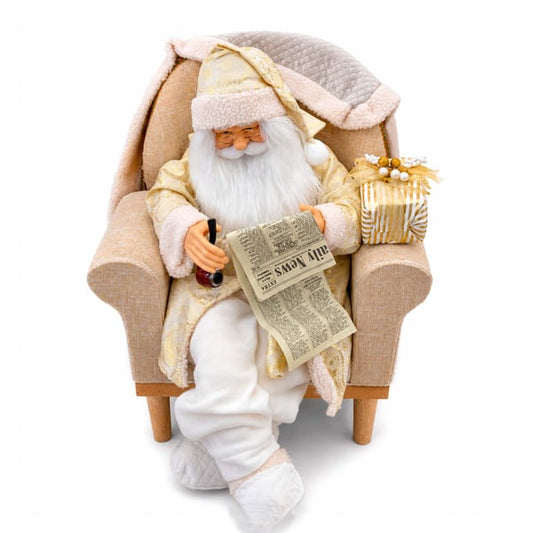 Santa on chair