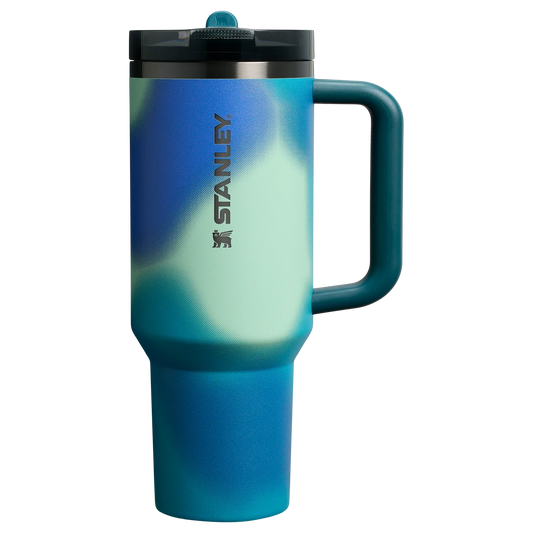 Stanley ProTour Flip Straw Tumbler – Coastal Teal Motion | 40OZ