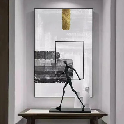 Walking On Marble Sculpture