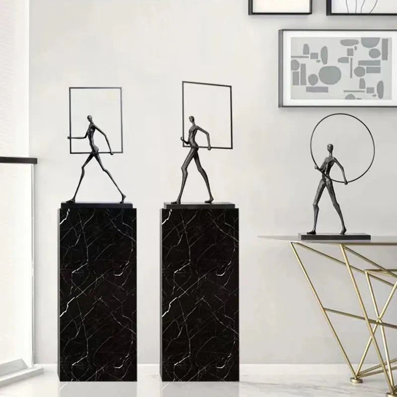 Walking On Marble Sculpture