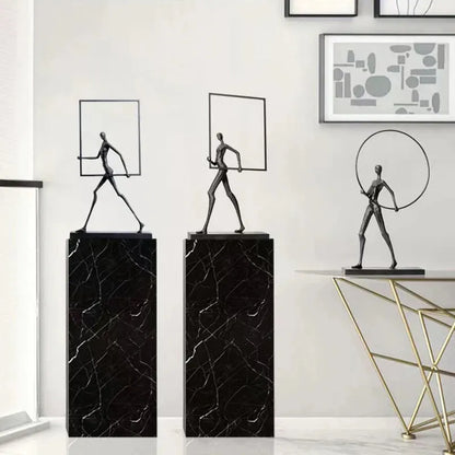 Walking On Marble Sculpture