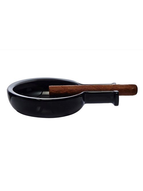 EGOIST BLACK CIGAR ASHTRAY
