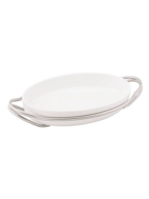 HOLDER WITH OVAL DISH