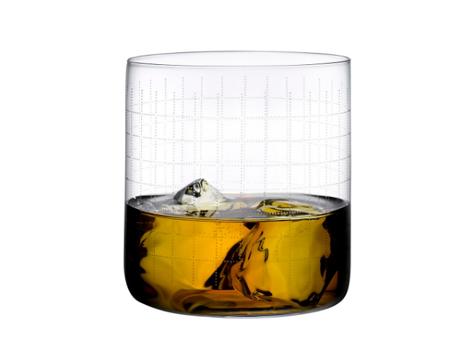 Finesse Grid Whiskey Glass
