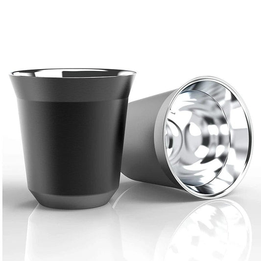Stainless steel coffee cup