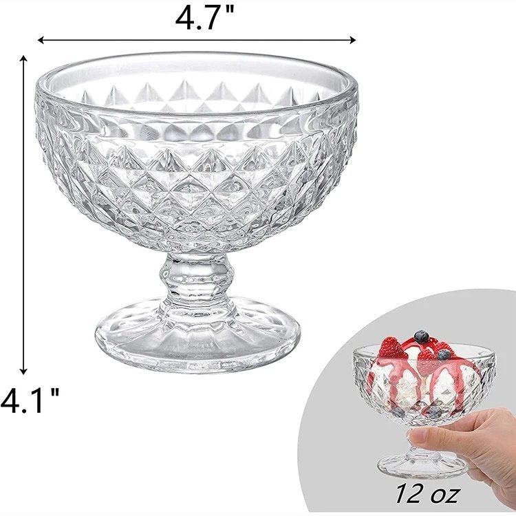 Glass cup serving dozen