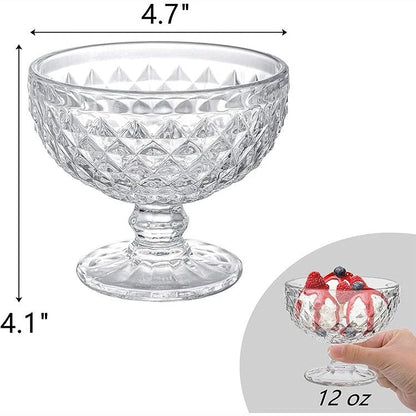Glass cup serving dozen