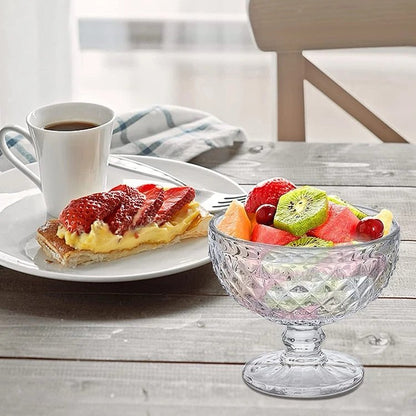 Glass cup serving dozen