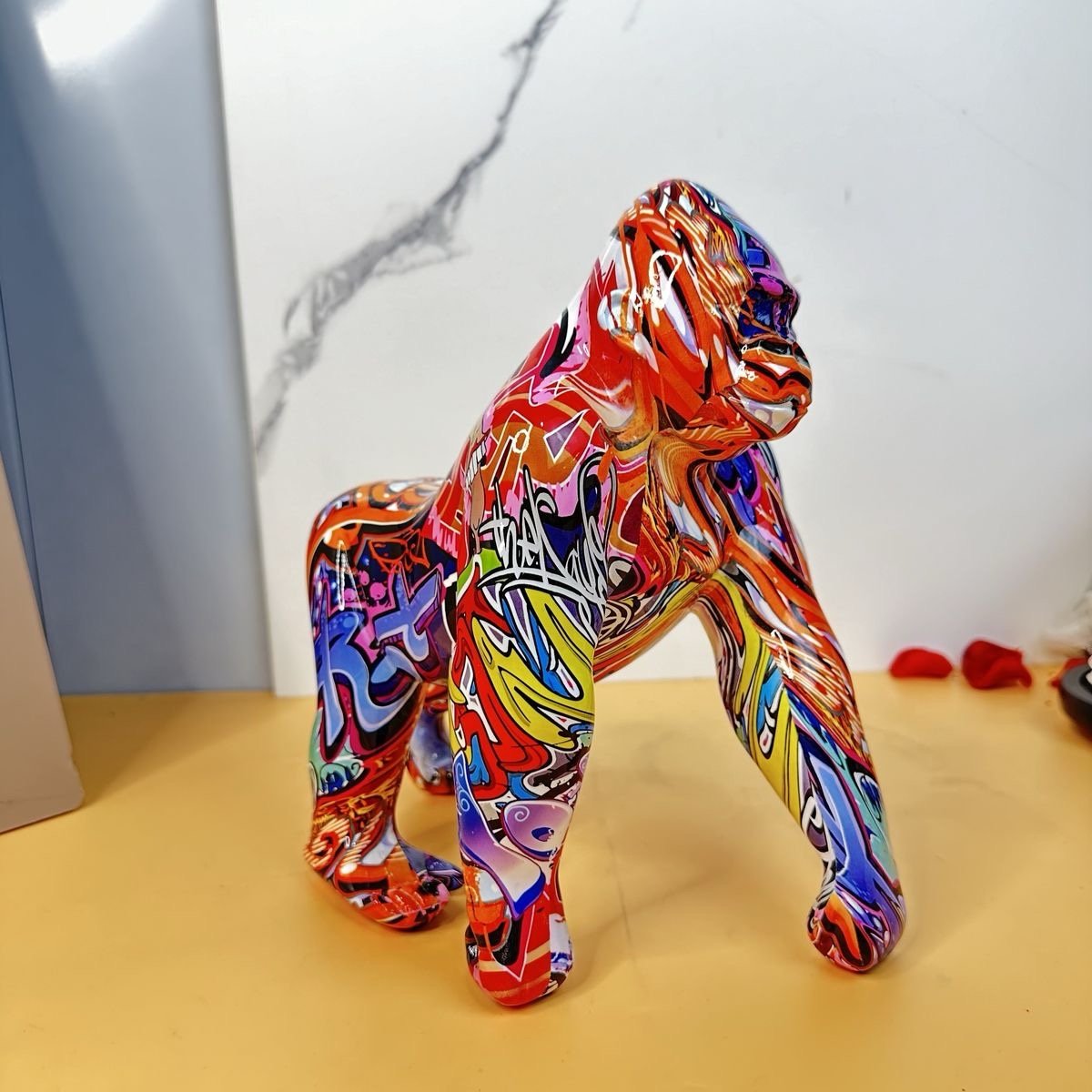 Art graffiti gorilla