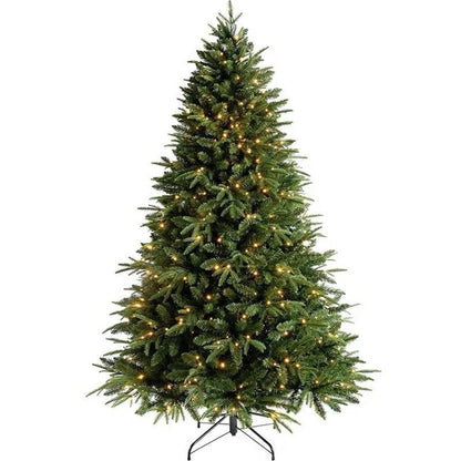Christmas tree built in light
