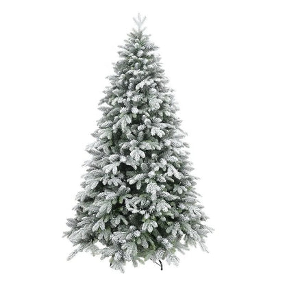 Flocking white Christmas tree