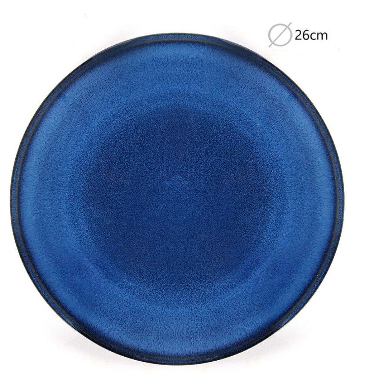 26 CM, Dinner Plate for Main Dishes, Chip Resistant and Dishwasher Safe (set of 6)