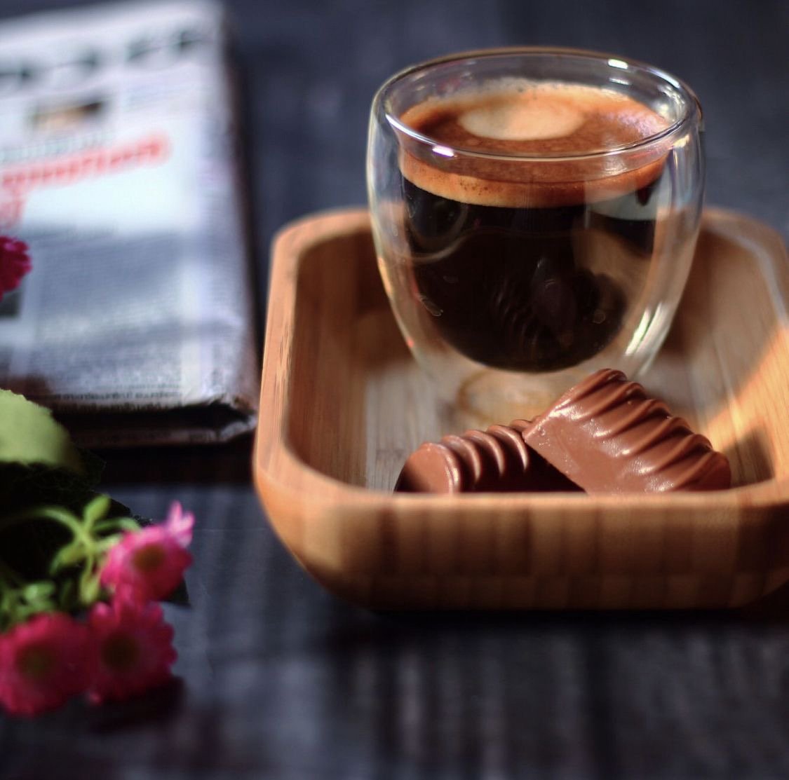 Ecooe Double Wall Glass Espresso Coffee Cups