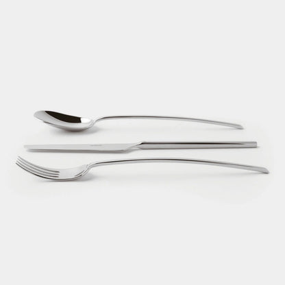 Cutlery set, 36 pieces
6 table spoons, 6 table forks, 6 table knives, 6 dessert forks, 6 dessert knives, 6 tea spoons  - handle type: Solid Handle