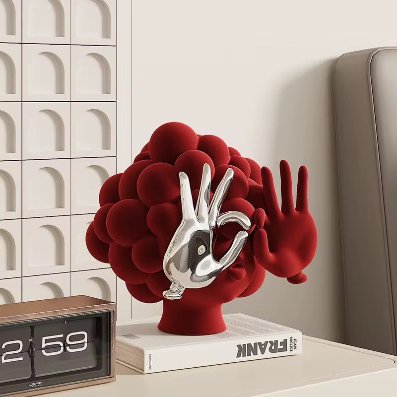 Abstract girl sculpture