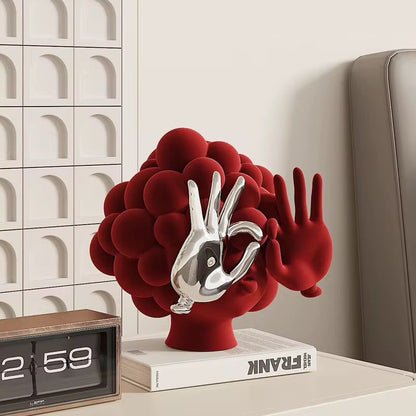 Abstract girl sculpture
