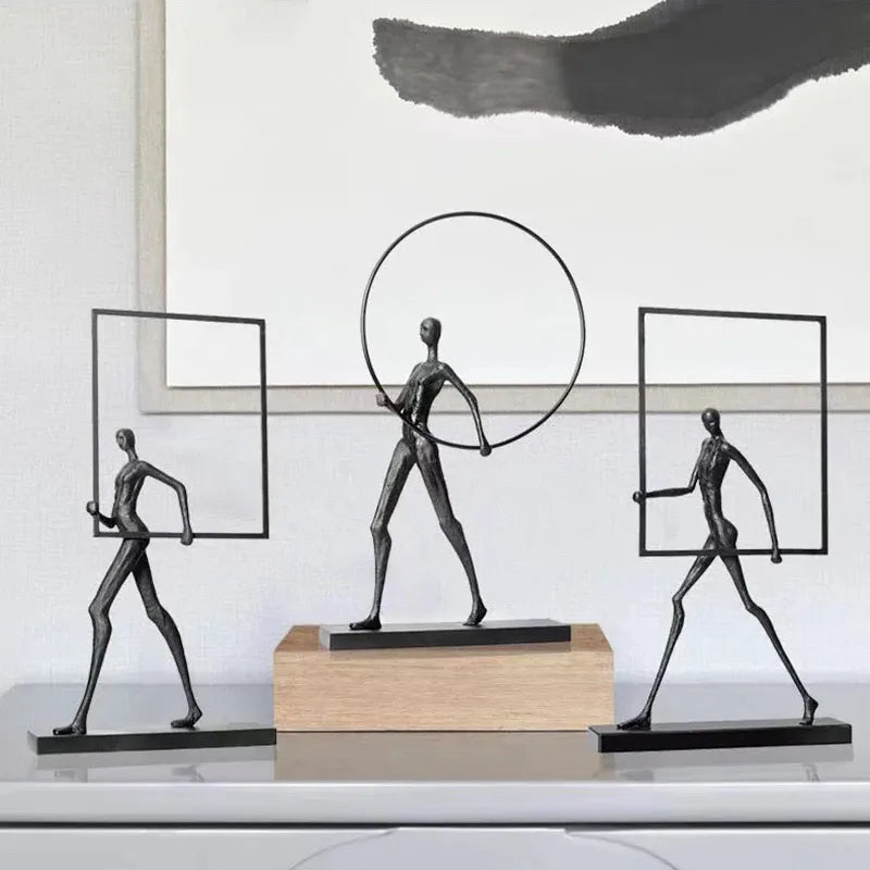 Walking On Marble Sculpture