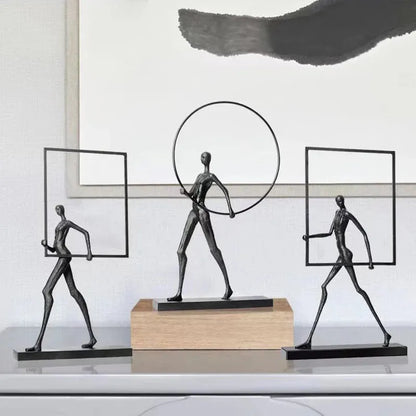 Walking On Marble Sculpture