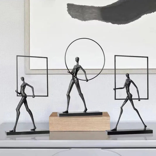 Walking On Marble Sculpture
